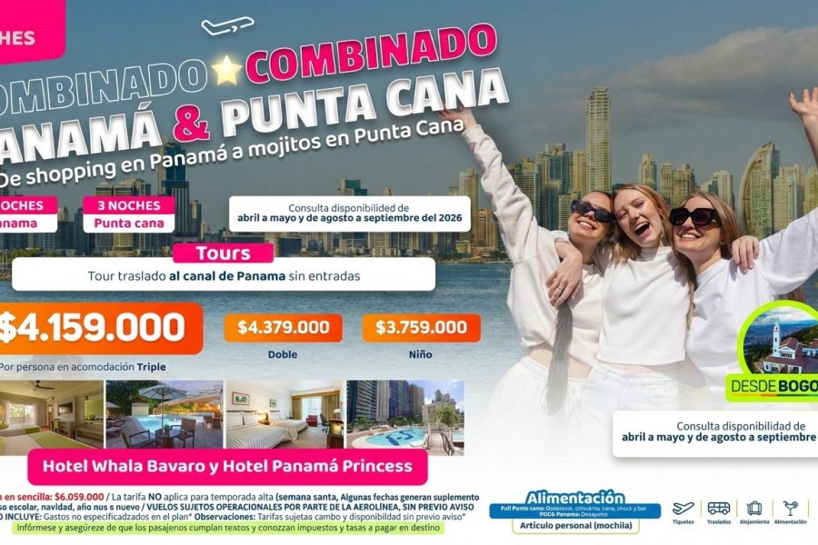 Combinado Panamá & Punta Cana 2026